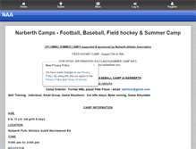 Tablet Screenshot of narberthaa.com